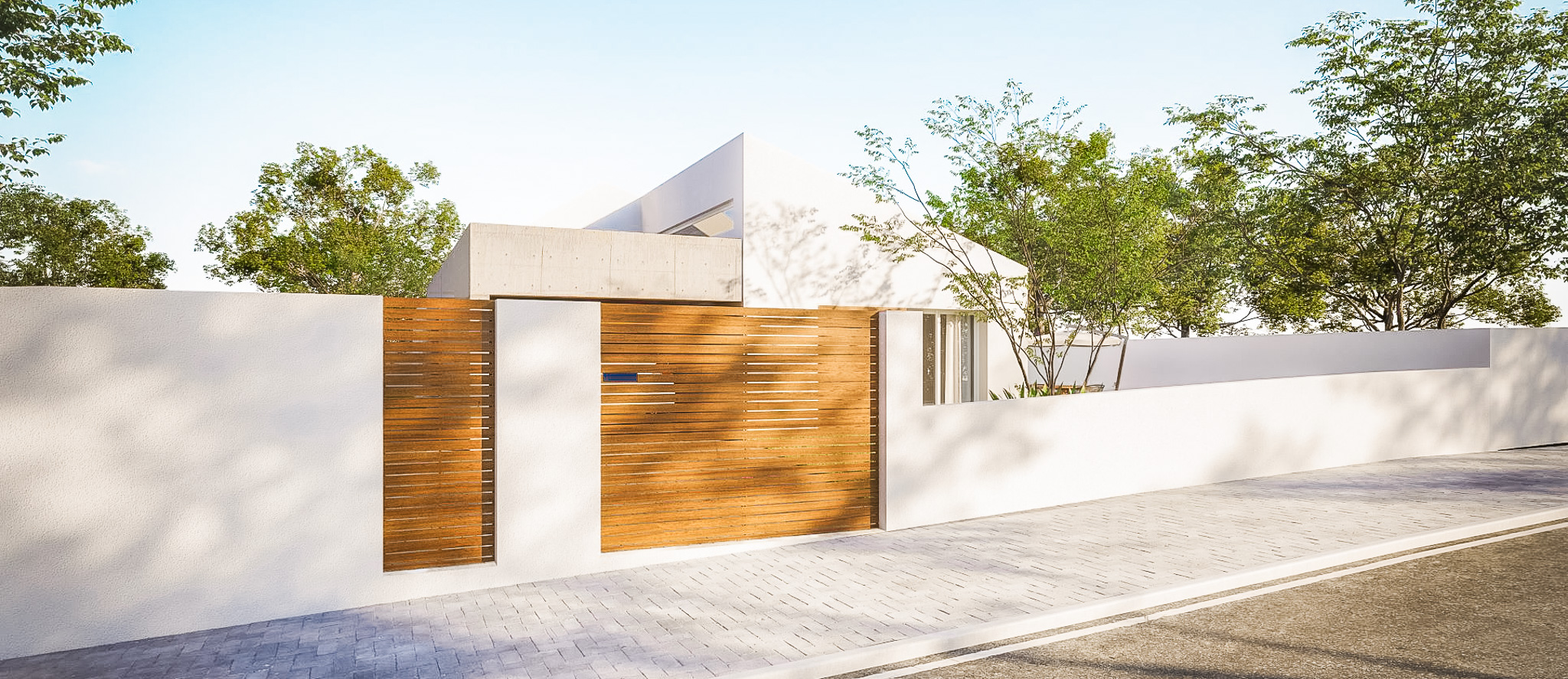 Casa Branca - Encosta do Sol, Caldas da Rainha - Fachada Principal - MKM