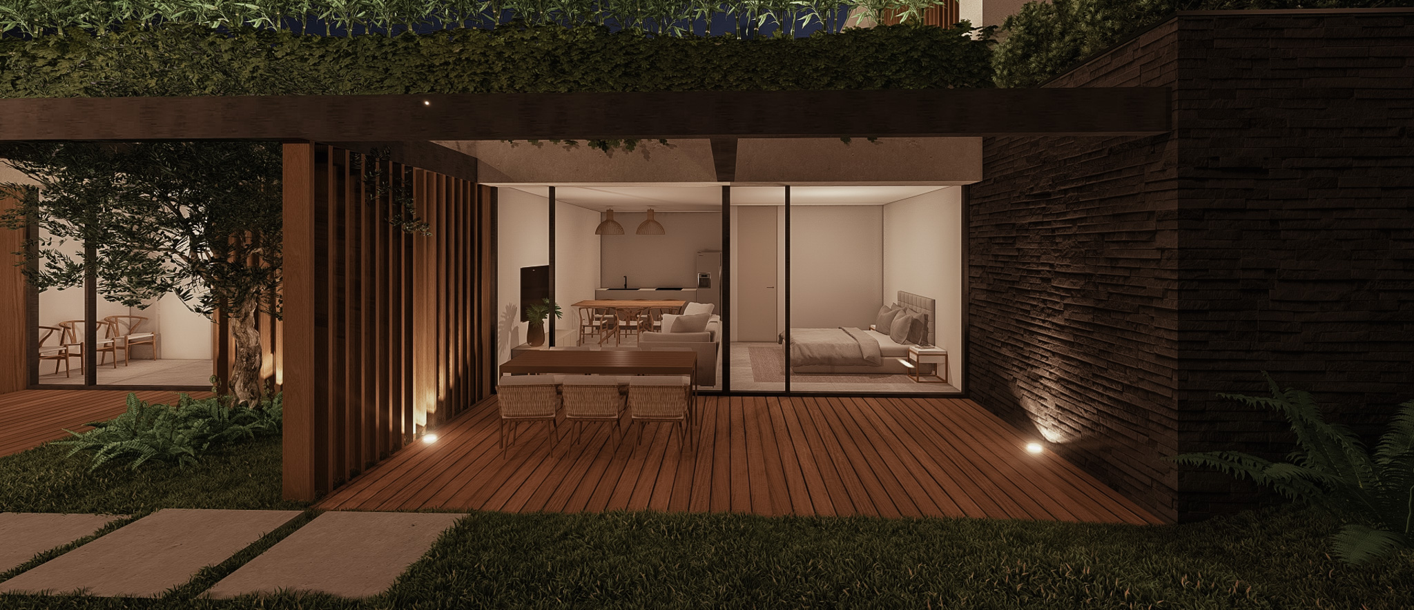 J613 - Praia D'El Rey - Pátio Exterior - MKM