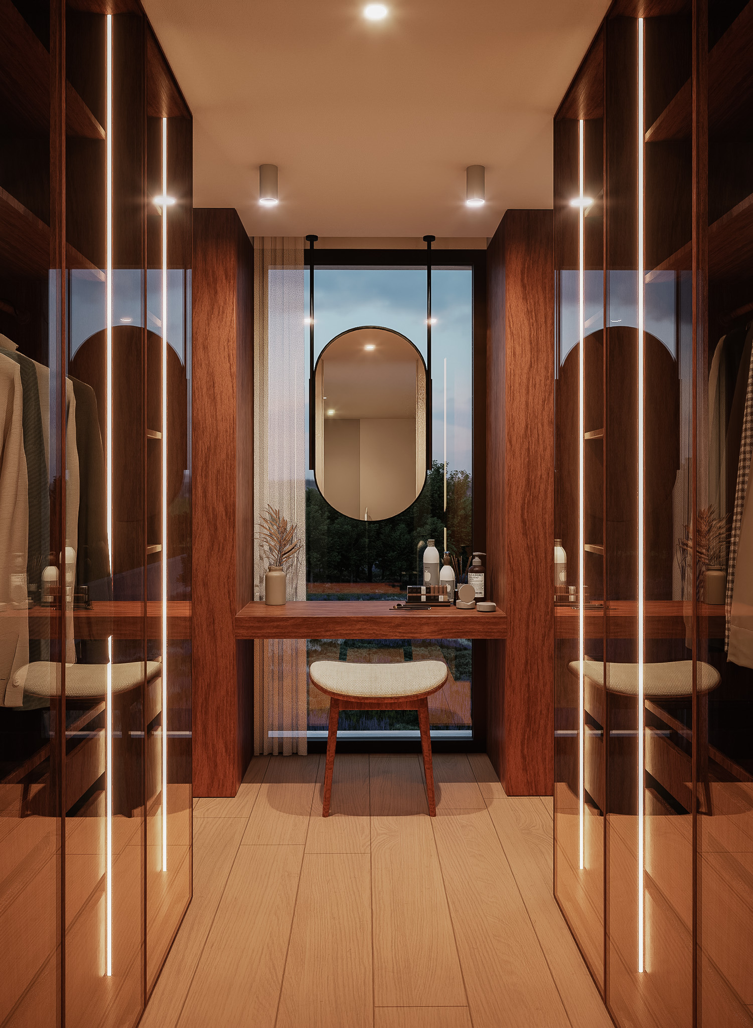 Villa 22 - Coto, Caldas da Rainha - Entrada do Closet da Suite - MKM